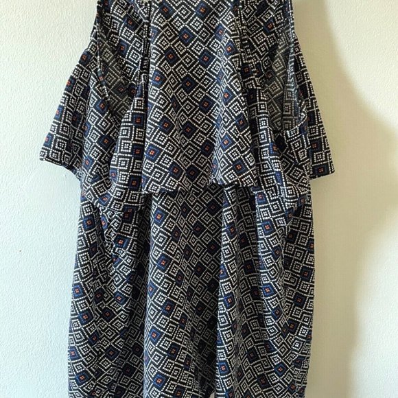 4/$10 Old Navy Boho Racerback Top Loose relaxed Tank Top, Size S (Relaxed) - Picture 4 of 4